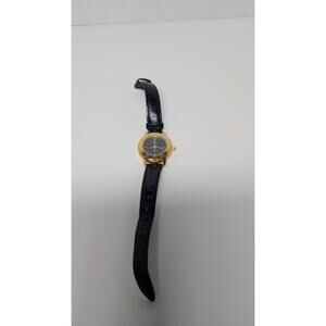 Vintage Timex Black and Gold Watch Tested Needs New Band